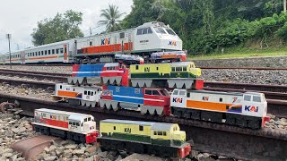 Cc201 Cc203 And Cc206 Livery Perumka Wooden Trains Pass Money Orders - Indonesian Wood Train