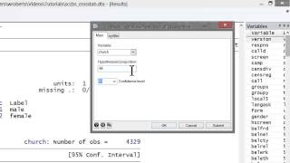 Stata Tutorial: One-Sample Proportion Test