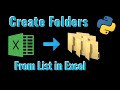 Creating Folders from Excel | Python