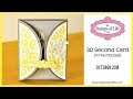 The Stamps of Life 30 Second Card in 5 Minutes with Stephanie Barnard October 2018