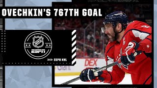 Alex Ovechkin passes Jaromir Jagr for 3RD PLACE ALL TIME on goals list