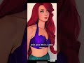 Ariel goes idle in a video game