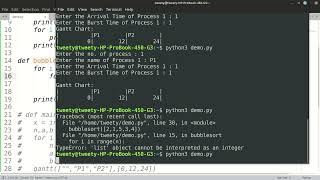 [2/5] SPPU SPOSL - FCFS CPU Scheduling - Python
