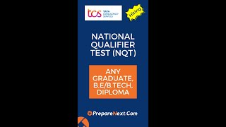 TCS Recruitment 2022 | National Qualifier Test (NQT) | IT Job | Engineering Job | Across India