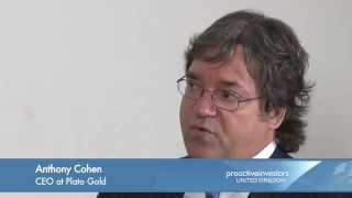 18/02/2011 Anthony Cohen of Plato Gold is excited about the prospects in Argentina and Canada