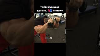 Triceps Workout - Old vs. New School #bodybuilder #gym #viralshorts #gymlife #bodybuilding #lift