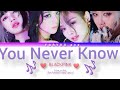 BLACK PINK - You Never Know (color coded lyrics kor, hangeul)