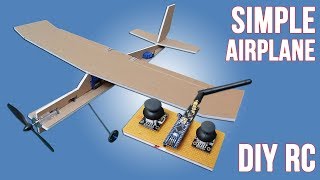 How To Make Simple RC Airplane For Simple Radio Control. DIY RC Aiplane & Arduino RC