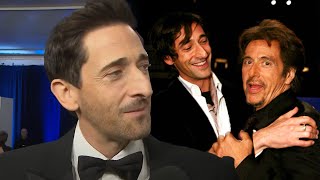 SAG Awards: Adrien Brody Is ‘MOVED’ After Meeting Idol Al Pacino (Exclusive)