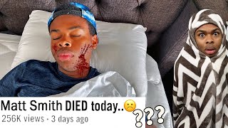 Someone Made A Video Saying I DIED.. (WTF)