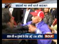 video two groups of contractors scuffle infront of police in up s moradabad