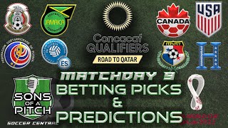 CONCACAF World Cup Qualifying 2022 Betting Picks and Predictions | Matchday 9