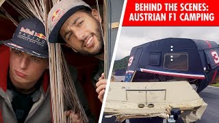 Camping with an F1 Twist! Go behind the scenes with Daniel Ricciardo and Max Verstappen