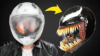 Creepy Custom Motorcycle Helmet
