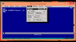 QBASIC Using RIGHT$ string function