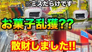 【さまようゲーセン巡り】② これが現実…。お菓子乱獲しようとして散財しました!! クレーンゲーム UFOキャッチャー