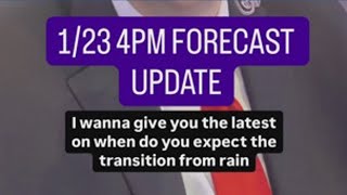 Dfw Weather Freezing Rain Timeline Update