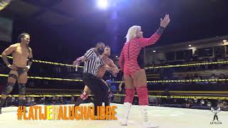 Las Shotas: Jessy Ventura y Diva Salvaje Vs Kiwis Action: Acción Jackson y Travis Banks Domingo IWRG