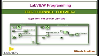 Tag channel with abort in LabVIEW