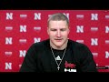 nebraska dl ty robinson pinstripe bowl press conference 12 19 24