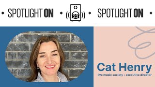 Cat Henry of Live Music Society champions small venues (Spotlight On | S09E21)