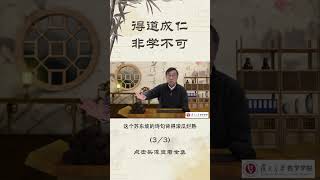 复旦大学公开课（张汝伦老师）：《论语》导读， “得道成仁，非学不可”  3/3     #国学  #论语   #孔子#传统文化