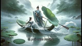 Boating in Misty Rain《烟雨行舟》 Chinese Style Love Songs with English Lyric \u0026 Beautiful Pictures