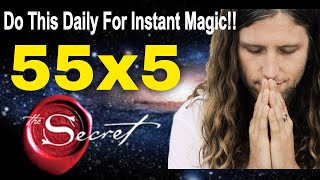 55x5 MANIFESTING RITUAL ✅Ancient Law of Attraction Manifestation Technique | How to use it correctly
