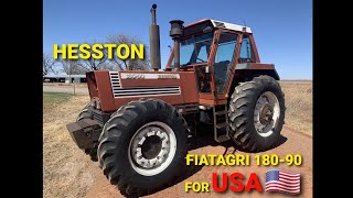 🇮🇹 🇺🇸 HESSTON FIATAGRI 180-90 for USA Edition⚡