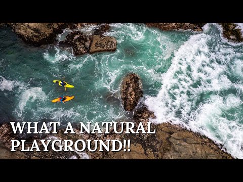 Where can you kayak on the California coast?