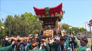 上之庄神社国恩祭　都染鳥居前（平成３０年５月５日）