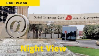 Dubai Internet City night view | Dubai UAE #dubaiinternetcity #shorts #dubaiuae #internetcity