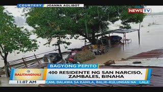 BT: 400 residente ng San Narciso, Zambales, binaha