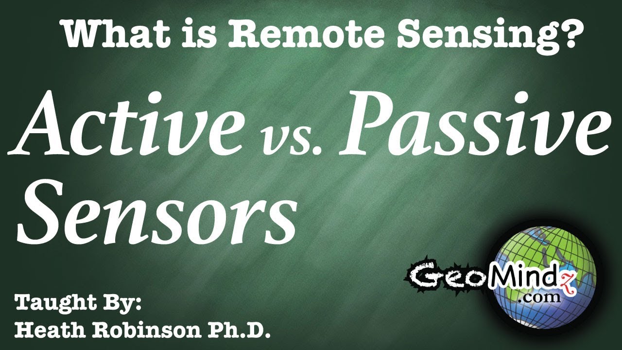 Active Vs. Passive Remote Sensing - What Is Remote Sensing? (2/10 ...