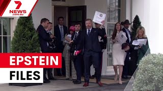 Trump signs Epstein files release bill | 7NEWS