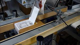 Labelling system for application onto carton booxes