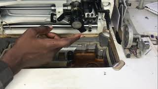 Tutorial on how to service Industral sewing machine episode 2