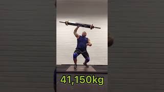 WR Saxon Bar snatch one hand 41,15 kg. Attempts 38, 40 and 41.15 kg