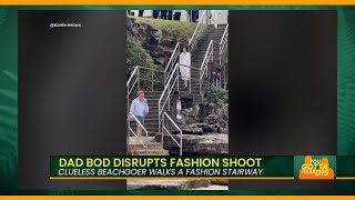 Accidental Runway Model Steals the Show?