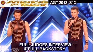 Fratelli Rossi Past Injury Judges Interview \u0026 FULL BACKSTORY America's Got Talent 2018 Auditions