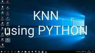 Knn using Python Machine Learning(fully working method) for anybody