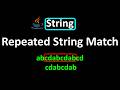 LeetCode - 686. Repeated String Match | String | Java
