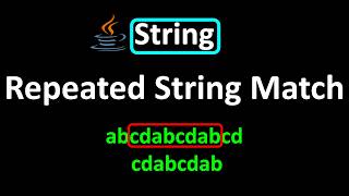 LeetCode - 686. Repeated String Match | String | Java