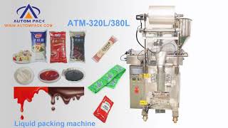 ATM 320L High Productivity soy sauce/ oyster sauce/ BBQ sauce bottle filling and packing machine