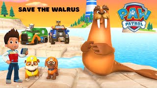 Paw patrol rescues the walrus | #ps5 #animation #pawpatrol #gameplay #ps4