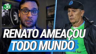 🔵 RENATO ENCHEU O GRUPO DE AMEAÇAS APÓS A DERROTA DO GRÊMIO