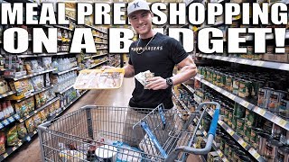 WEEKLY MEAL PREP GROCERY SHOPPING FOR UNDER $50 | Bodybuilding On A Budget
