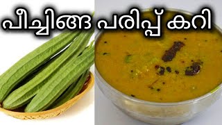 പീച്ചിങ്ങയും പരിപ്പും ചേർത്ത് കിടിലൻ കറിPeechinga Parippu Curry|| Ridgegourd Curry||Peechinga Curry