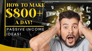 6 Passive Income Ideas - Make $800+ A Day! #wealth #money #investinyou