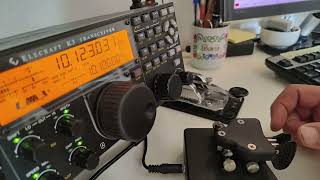 ham radio  - cw wwff hunting (dl8eca, dl1nbe, dl3bre, z35m, om3fky, om2ju and om2zz)